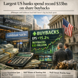 Why $33bn Bank Buybacks Signal a Shift in US Market Dynamics