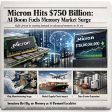 Micron’s $750B Surge Highlights Memory as AI’s New Investment Frontier