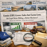Ennis Grows Sales but Earnings Drop Unpacking Hidden Legal Costs