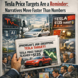How Tesla Price Targets Reveal the Power of Market Narratives Over