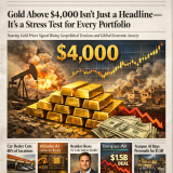 Gold Above $4,000 Signals a Crucial Stress Test for Global Portfolios
