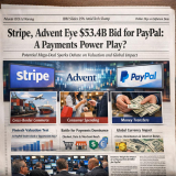 Stripe and Advent’s $53.4B PayPal Bid Signals New Valuation Era for