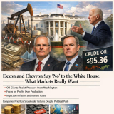 Exxon and Chevron Defy White House to Reveal Real Market Dynamics
