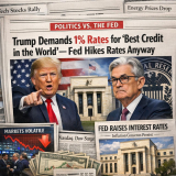 Trump vs Fed Rate Hike Clash Reveals Deep Divide on US Economic Power